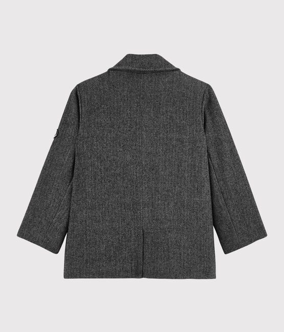 Chaqueta de paño para niño gris CITY CHINE