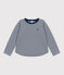 Camiseta de manga larga de tejido túbico de niño azul MEDIEVAL/ MONTELIMAR