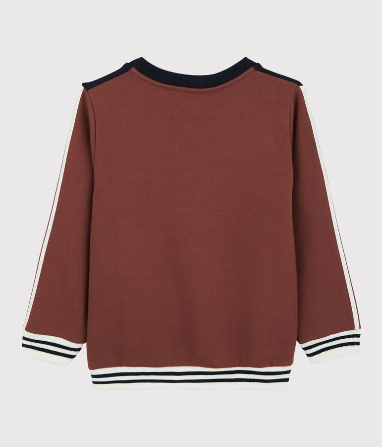 Sudadera de felpa de ni&ntilde;o naranja