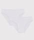 Lote de 2 braguitas caladas de chica