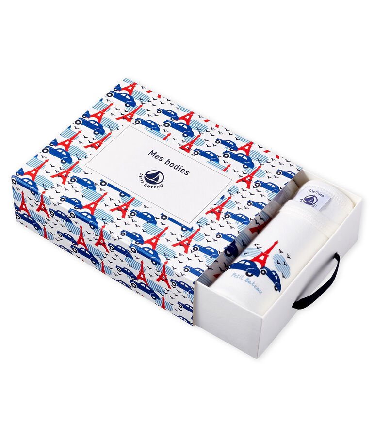 Tres bodis de manga corta para beb&eacute; de ni&ntilde;o multicolor