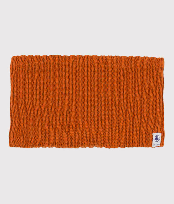 Cuello de punto tricotado con forro polar reciclado para bebé marron RUSTY