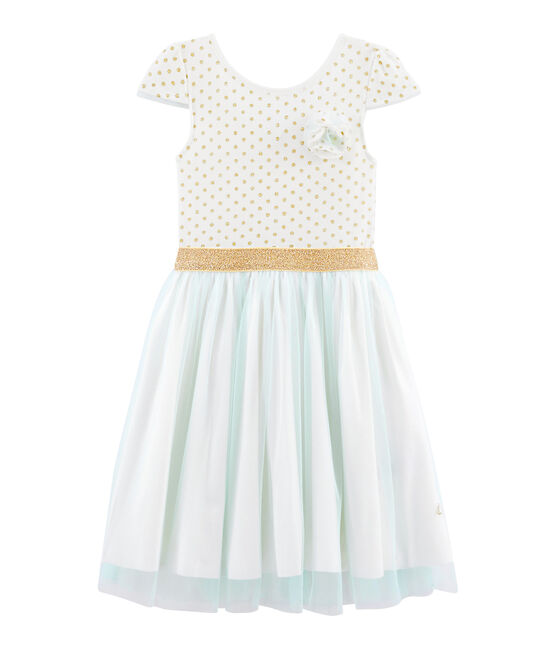 Vestido De Manga Corta Para Nina Petit Bateau