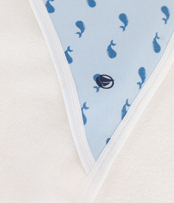 Capa de baño de algodón para bebé azul TOUDOU/ ALASKA