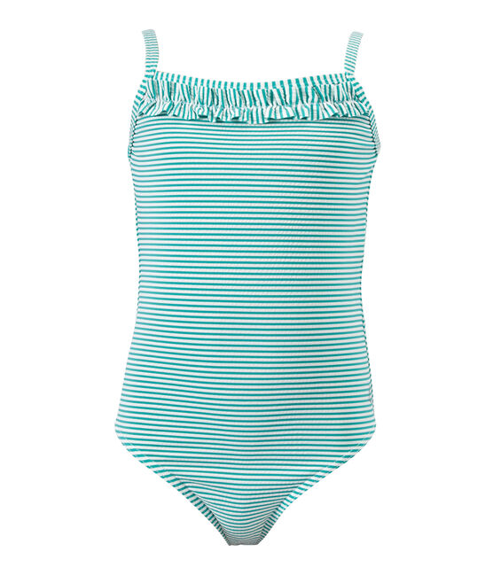 Bañador a rayas verde FLAG/blanco LAIT
