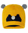 Gorro para bebé niño con forro polar amarillo BOUDOR