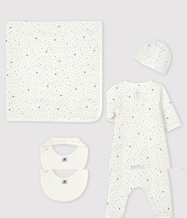 Estuche de regalo de nacimiento de tejido acanalado para beb&eacute; ni&ntilde;o multicolor