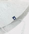 Gorro bucket anudable de seersucker para bebé blanco MARSHMALLOW/azul BRUT