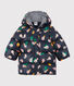 Chaqueta acolchada de poliamida para bebé.