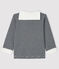 Camiseta mil rayas para bebé niño azul SMOKING/blanco MARSHMALLOW