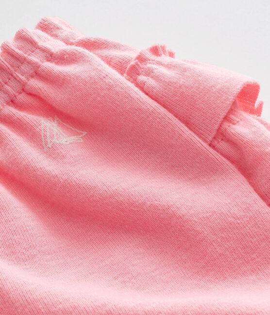 Braguita bombacho para bebé niña rosa PETAL