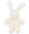 Peluche de conejo musical para bebé de borreguillo blanco MARSHMALLOW