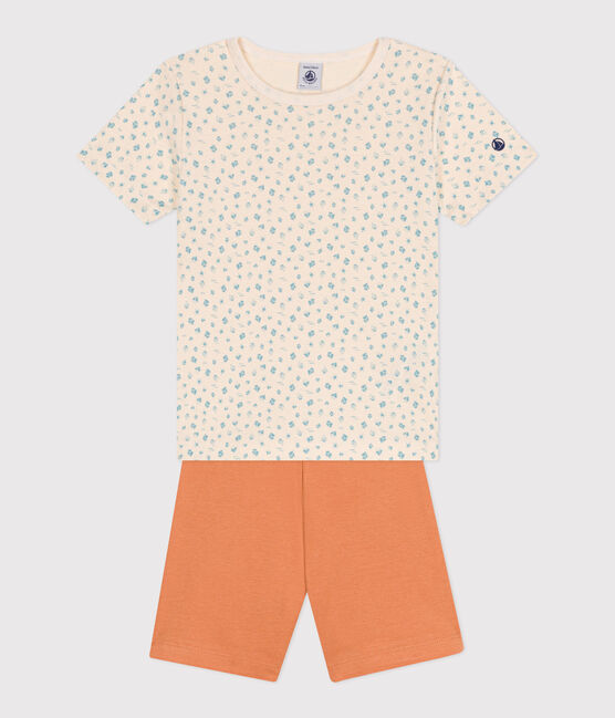 Pijama corto infantil de algodón PIEUVRE/ MULTICO
