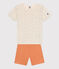 Pijama corto infantil de algodón PIEUVRE/ MULTICO