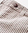 Pantalón de rayas para bebé niño rojo VINO/blanco MARSHMALLOW