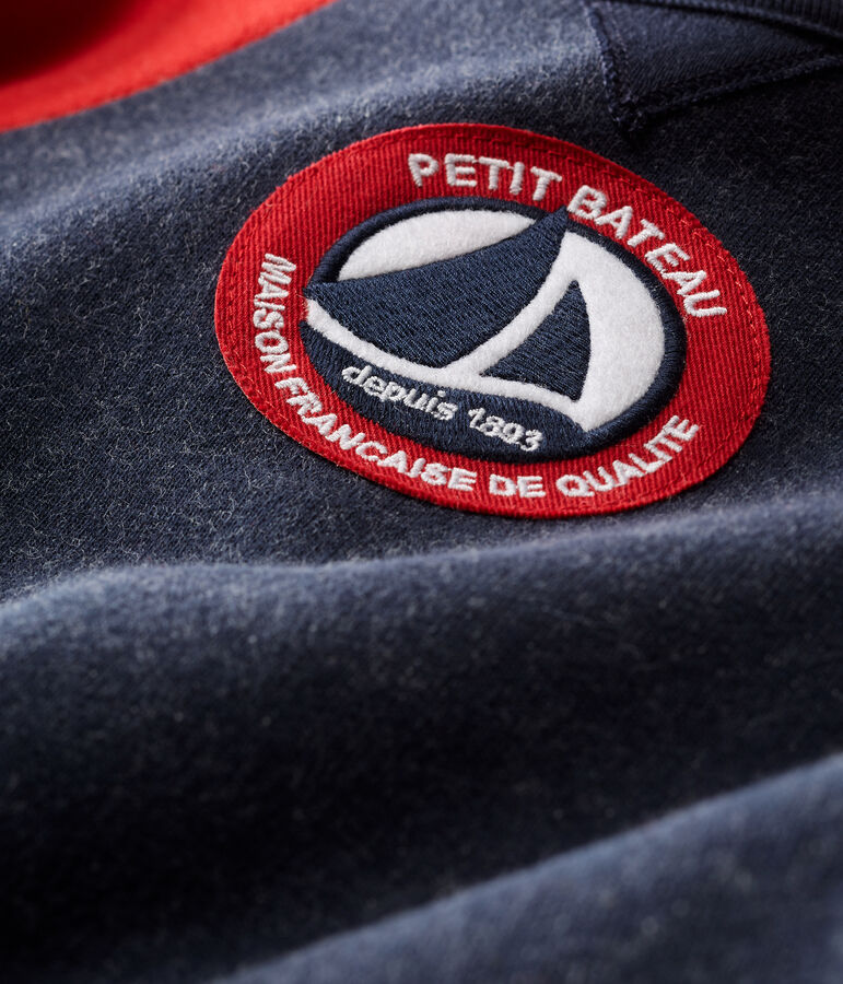 Mono largo en mulet&oacute;n para beb&eacute; ni&ntilde;o azul SMOKING/rojo TERKUIT