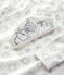 Camisón de princesa de niña de terciopelo blanco MARSHMALLOW/gris ARGENT