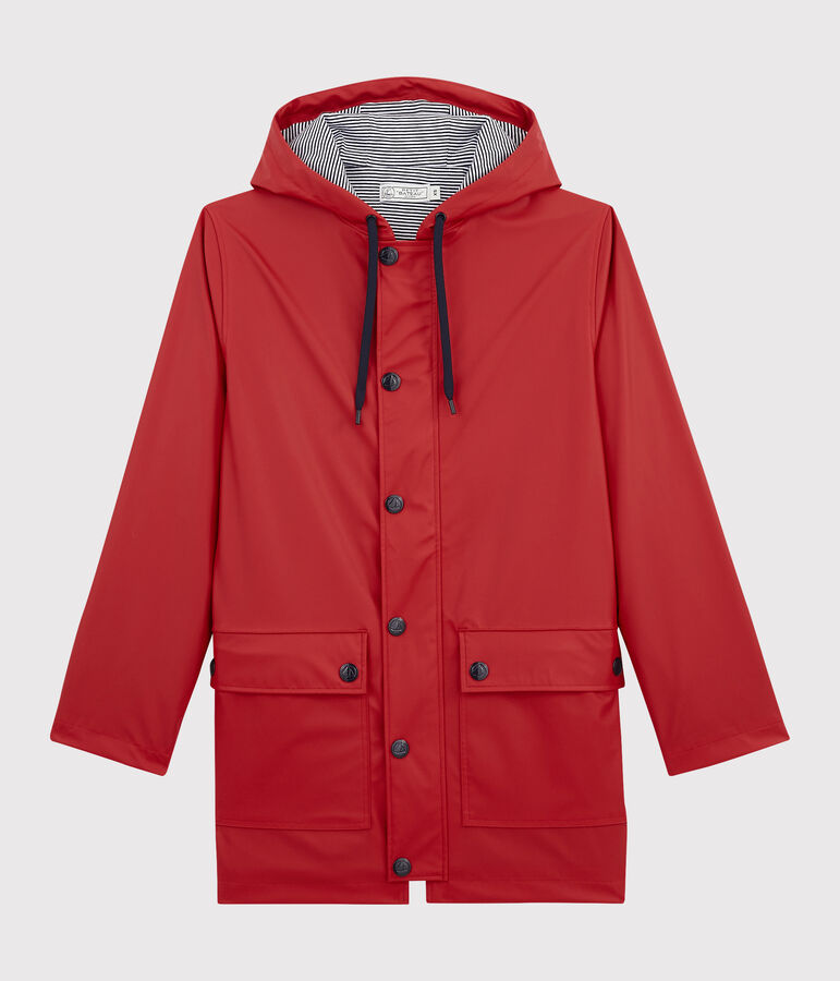 Impermeable ic&oacute;nico unisex rojo