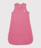 Saco liso de terciopelo para beb&eacute; TOG 3 rosa