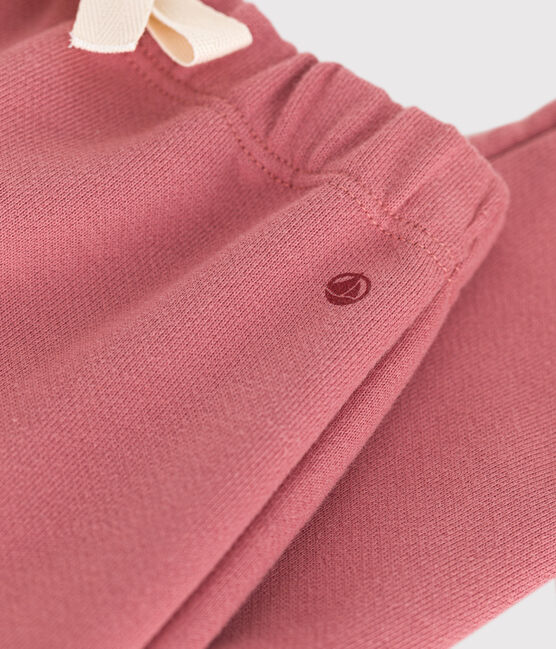 Pantalón de felpa para bebé rosa ROSEWOOD
