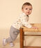 Pantalón de muletón de bebé gris CHATON CHINE