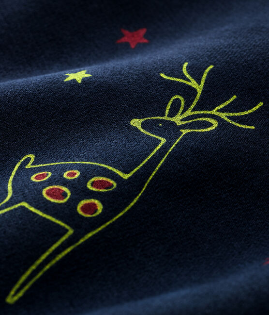 Sudadera de muletón para bebé niño azul SMOKING