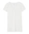 Camiseta manga corta de algodón ligero para mujer blanco MARSHMALLOW