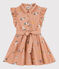 Vestido de popelina sin mangas para niña VINTAGE/ MULTICO