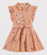 Vestido de popelina sin mangas para niña