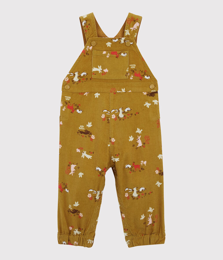 Peto de terciopelo de beb&eacute;. amarillo TOPAZE/ MULTICO