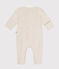 Pijama de terciopelo para bebé beige MONTELIMAR CHINE