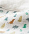 Pelele largo estampado para bebé niño gris BELUGA/blanco MULTICO