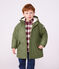 Chubasquero infantil liso de invierno OLIVINE