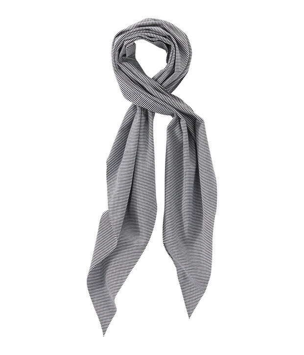 Fular milrayas para mujer azul/blanco