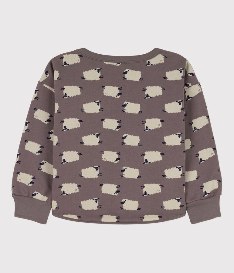 Sudadera estampada de mulet&oacute;n de ni&ntilde;a / ni&ntilde;o BONGRIS/ MULTICO