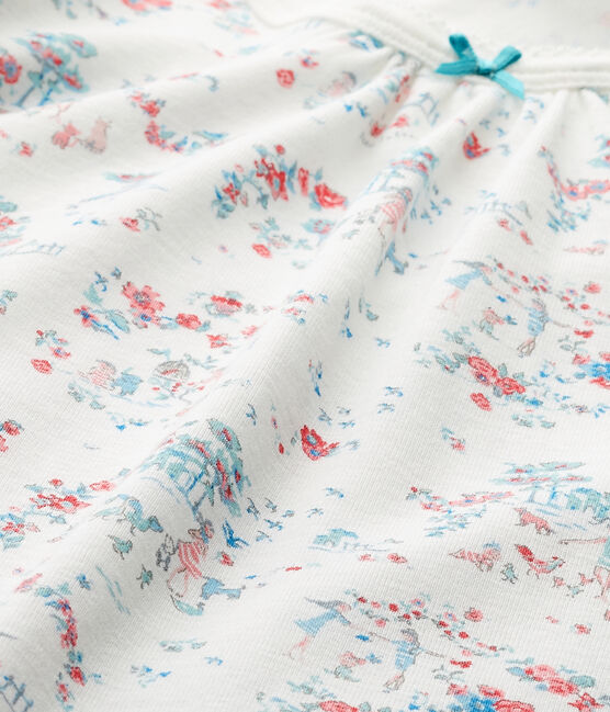 Camisón estampado de niña blanco LAIT/blanco MULTICO