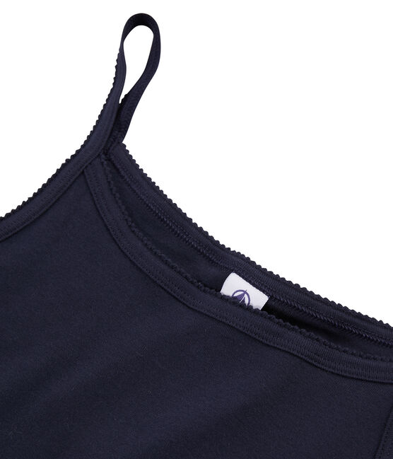 Camisa con tirantes de mujer azul SMOKING