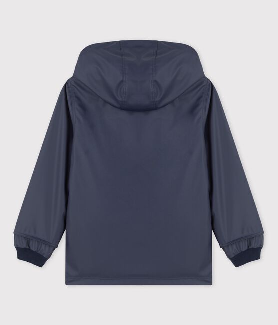 CHUBASQUERO ICÓNICO RECICLADO DE NIÑA/NIÑO azul SMOKING