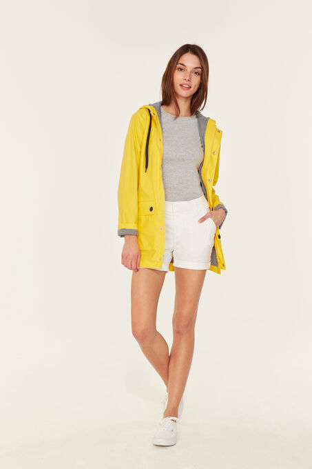 Impermeable emblemático unisex amarillo JAUNE
