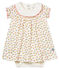 vestido body estampado para bebé niña blanco MARSHMALLOW/blanco MULTICO