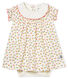 vestido body estampado para bebé niña