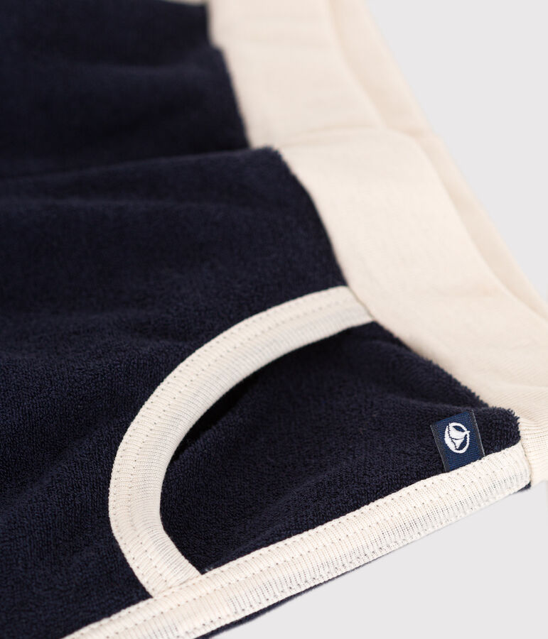 Shorts de rizo para ni&ntilde;a azul