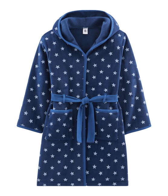 Bocadillo movimiento casete Bata de casa infantil de polar MEDIEVAL/MARSHMALLOW | Petit Bateau