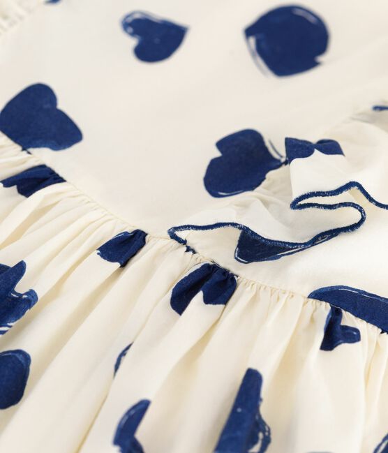 Vestido infantil de algodón sin mangas azul MILK/ SOIR