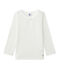 Tee-shirt de pyjama fille Mix & Match blanco LAIT/gris MAKI