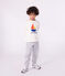 Camiseta infantil de algodón de manga larga con estampado crudo MILK