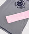 Camiseta anti-uv reciclada de niña/niño rosa MINOIS/blanco MULTICO