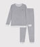 Pijama de terciopelo liso para adolescente CALCE = FUMEE CHINE