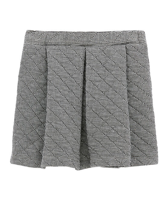 Falda para niña gris CAPECOD/blanco MARSHMALLOW