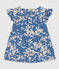Blusa de popelina estampada para niña azul BEACH/ MULTICO